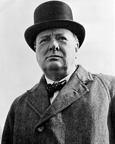 Sir Winston Churchill i n 1942 - quite possibly the greatest Englishman that ever lived. Wikimedia Commons, public domain. Library of Congress, Reproduction number LC-USW33-019093-C